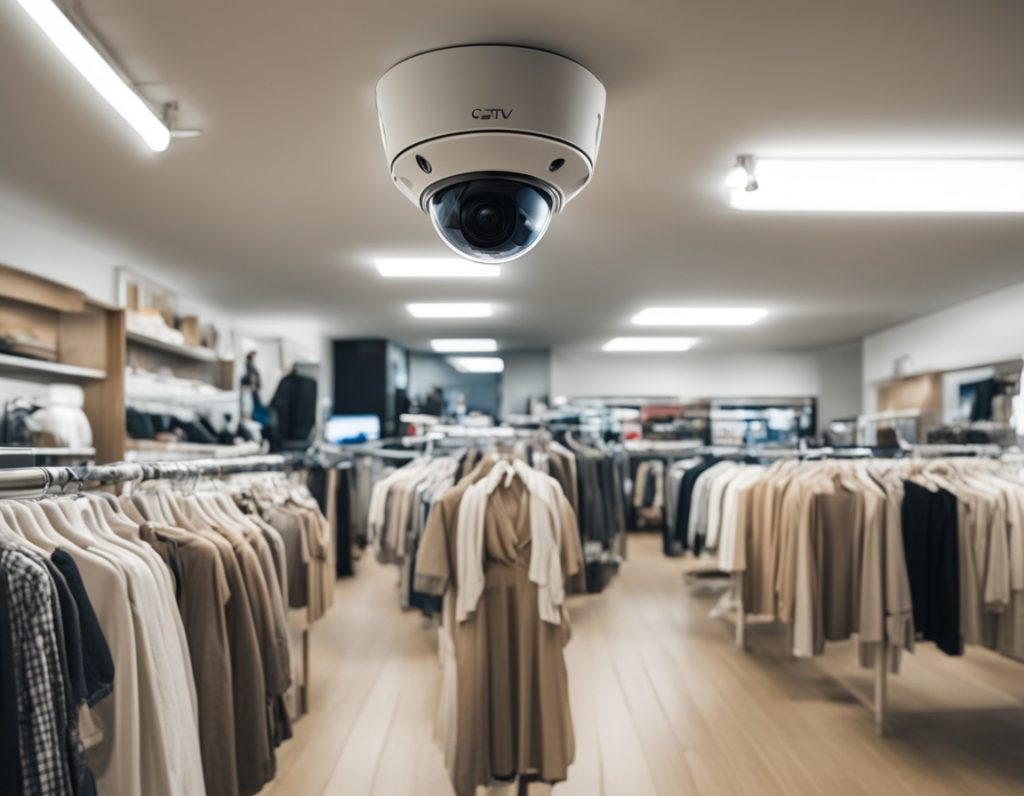 CCTV To stop shoplifter