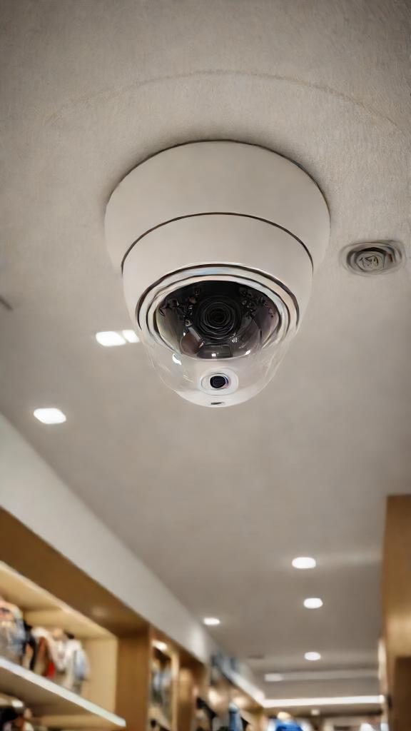 CCTV to deter shoplifting